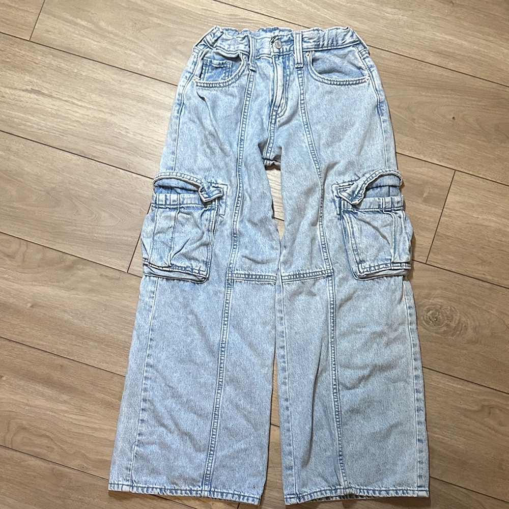 Old Navy Light Blue High-Rise Baggy Jeans